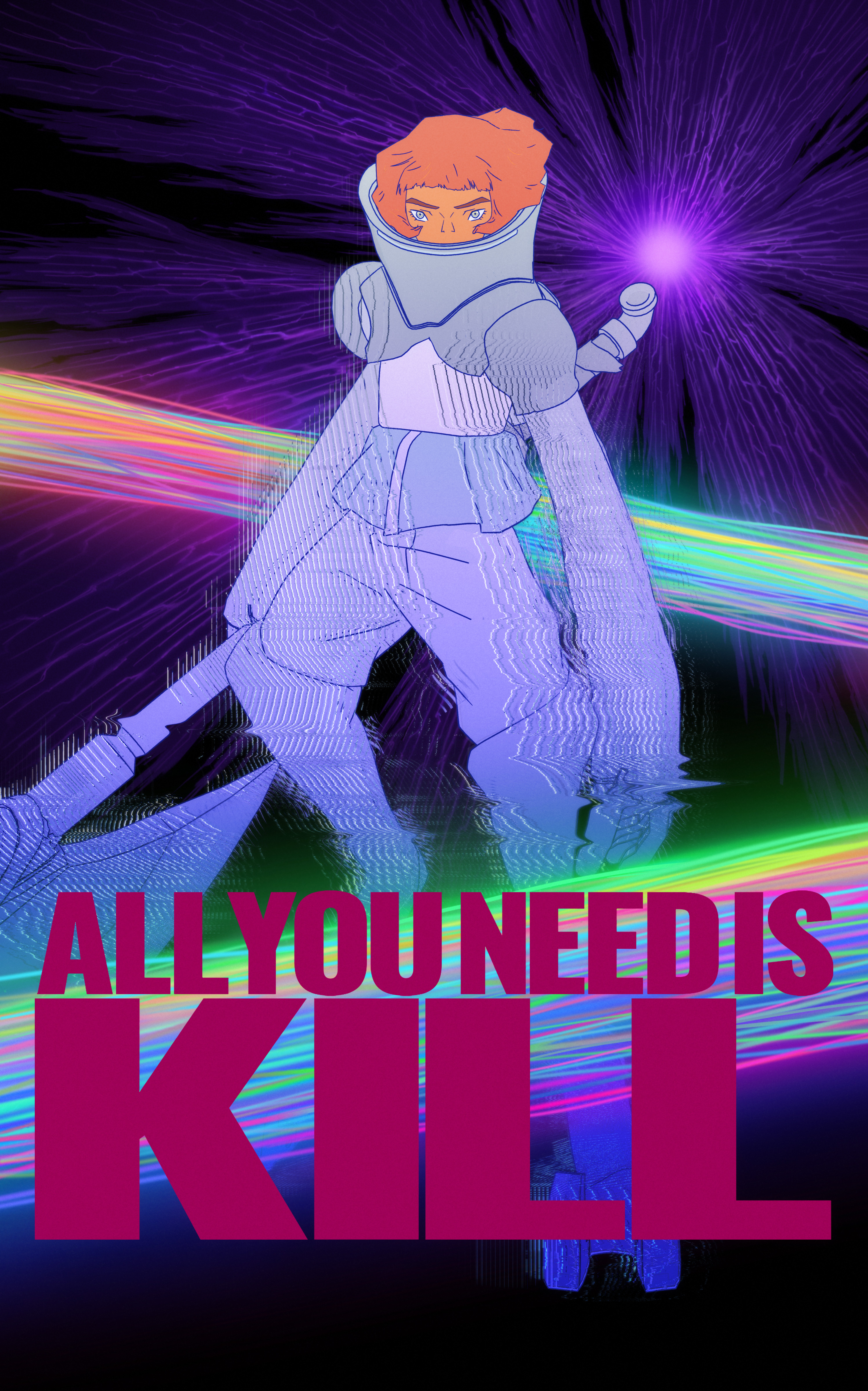 アニメーション作品「ALL YOU NEED IS KILL」のティザービジュアル